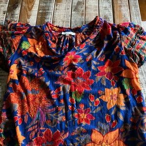 Rachel Zoe Multicolor Floral Blouse
